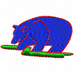 Bears Embroidery Design 2